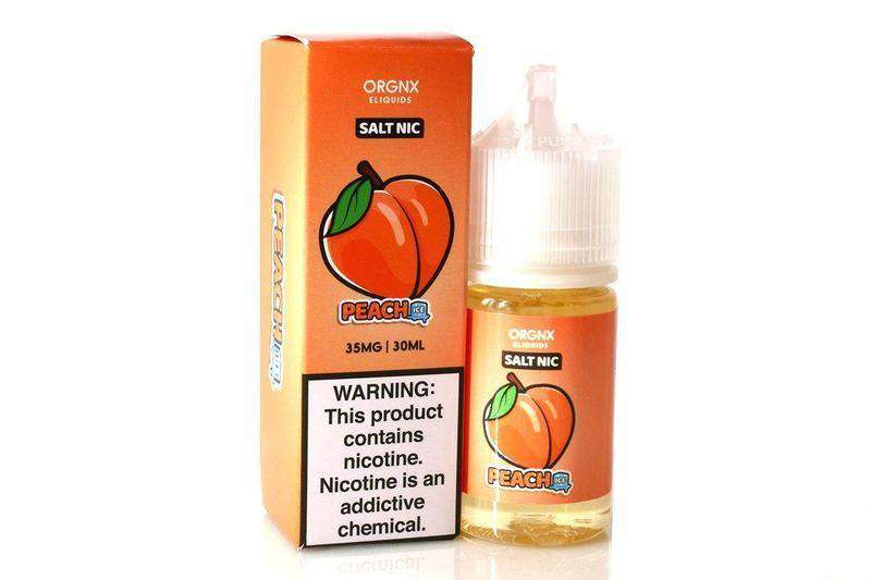 ORGNX Salt Nic Vape Juice - Peach Ice